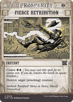 Fierce Retribution OTP 2 NM Magic: The Gathering