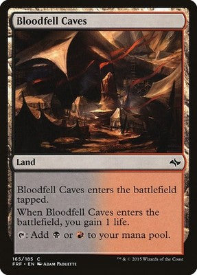 Bloodfell Caves FRF 165 NM Magic: The Gathering