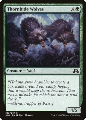 Thornhide Wolves SOI 232 NM Magic: The Gathering