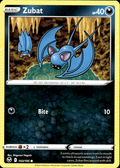 Zubat Silver Tempest 103/195 Common Pokémon — English Lightly Played