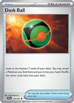 Dusk Ball 175/191 SV08: Surging Sparks Reverse Holofoil Pokémon TCG