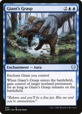 Giant's Grasp KHM 384 NM Magic: The Gathering