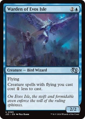 Warden of Evos Isle J25 385 NM Magic: The Gathering
