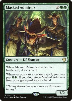 Masked Admirers C20 183 NM Magic: The Gathering