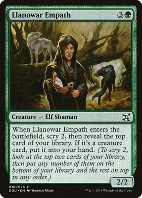 Llanowar Empath DDU 18 NM Magic: The Gathering