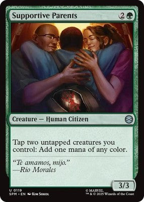 Supportive Parents SPM 119 NM Magic: The Gathering
