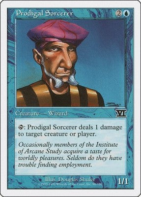 Prodigal Sorcerer 6ED 88 LP Magic: The Gathering