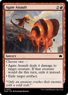 Agate Assault BLB 122 NM Magic: The Gathering