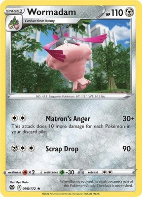 Wormadam (98) 098/172 SWSH09: Brilliant Stars Pokémon TCG