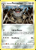 Galarian Perrserker Fusion Strike 181/264 Uncommon Pokémon — English