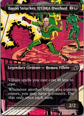 Baron Strucker, HYDRA Overlord (Borderless) (0315) 315 Marvel Super Heroes NM