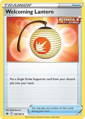 Welcoming Lantern 156/198 SWSH06: Chilling Reign Pokémon TCG