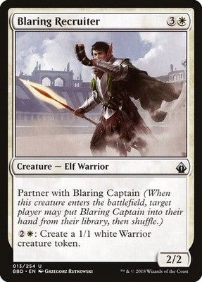 Blaring Recruiter BBD 13 NM Magic: The Gathering