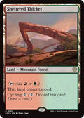 Sheltered Thicket ECC 167 NM Magic: The Gathering