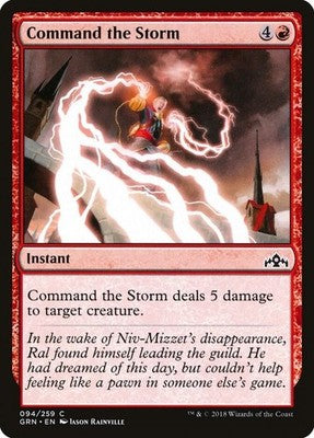 Command the Storm GRN 94 NM Magic: The Gathering