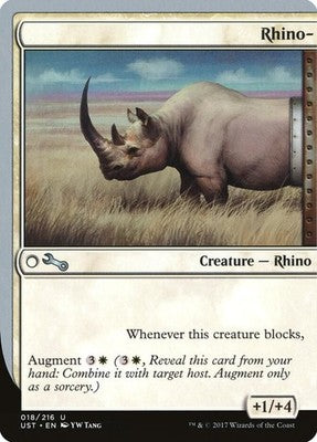 Rhino- UST 18 NM Magic: The Gathering