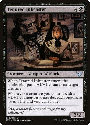 Tenured Inkcaster Strixhaven: School of Mages 88 U Magic: The Gathering