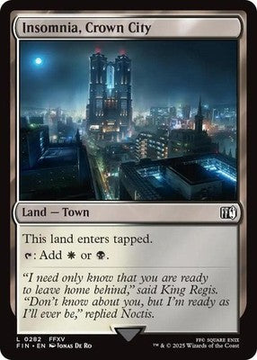 Insomnia, Crown City FIN 282 Foil NM Magic: The Gathering