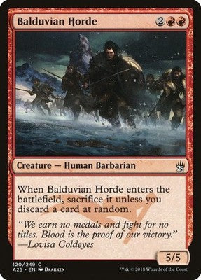 Balduvian Horde A25 120 NM Magic: The Gathering