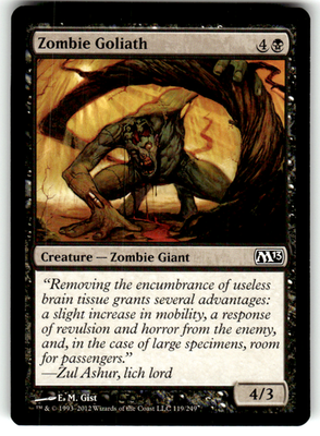 Zombie Goliath Magic 2013 (M13) 119 C Magic: The Gathering Lightly Played