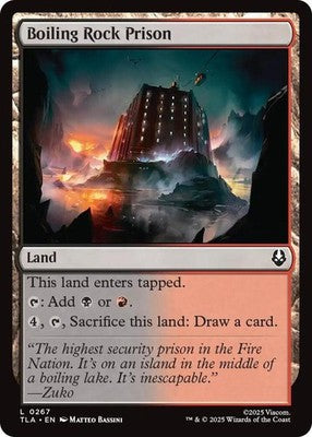 Boiling Rock Prison TLA 267 Foil NM Magic: The Gathering