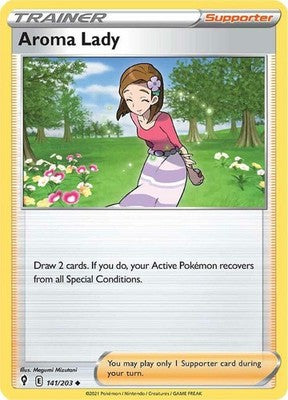 Aroma Lady 141/203 SWSH07: Evolving Skies Pokémon TCG
