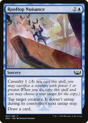 Rooftop Nuisance SNC 57 NM Magic: The Gathering