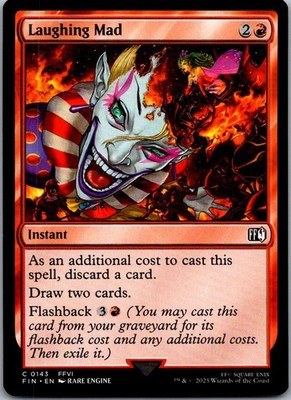 Laughing Mad 143 Common FINAL FANTASY Magic: The Gathering Near Mint