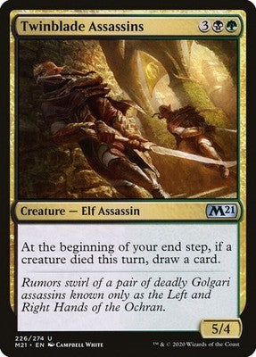 Twinblade Assassins M21 226 NM Magic: The Gathering