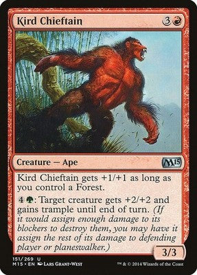 Kird Chieftain M15 151 NM Magic: The Gathering
