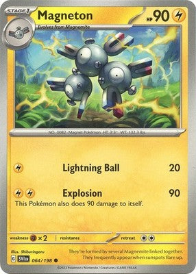 Magneton 064/198 SV01: Scarlet & Violet Base Set Reverse Holofoil Pokémon TCG