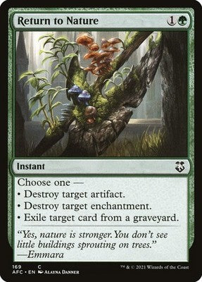 Return to Nature AFC 169 NM Magic: The Gathering