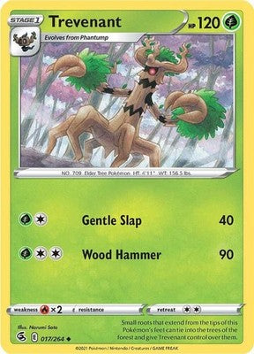 Trevenant 017/264 SWSH08: Fusion Strike Pokémon TCG