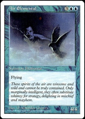 Air Elemental Fifth Edition U Magic: The Gathering Lightly Played