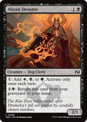 Abzan Devotee TDM 68 Foil NM Magic: The Gathering