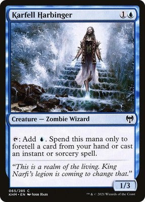 Karfell Harbinger KHM 65 NM Magic: The Gathering