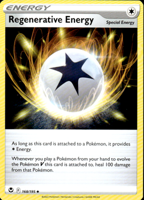 Regenerative Energy Silver Tempest 168/195 Uncommon Pokémon — English