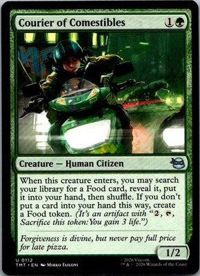 Courier of Comestibles 0112 Teenage Mutant Ninja Turtles Magic: The Gathering NM