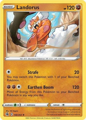 Landorus 148/264 SWSH08: Fusion Strike Holofoil Pokémon TCG
