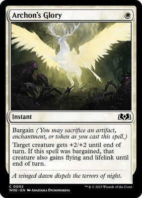 Archon's Glory WOE 2 NM Magic: The Gathering