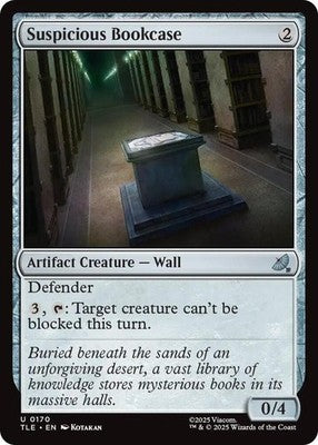 Suspicious Bookcase TLE 170 NM Magic: The Gathering