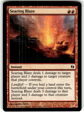 Searing Blaze Duel Decks: Venser vs. Koth 67 C Magic: The Gathering Near Mint
