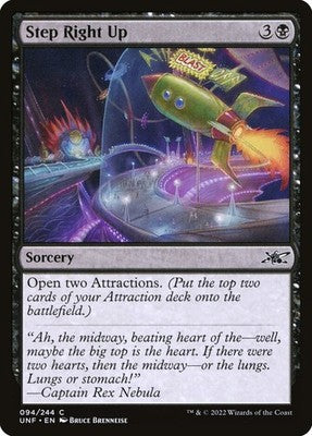 Step Right Up UNF 94 NM Magic: The Gathering
