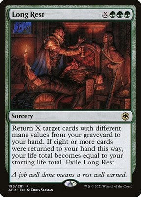 Long Rest AFR 193 NM Magic: The Gathering