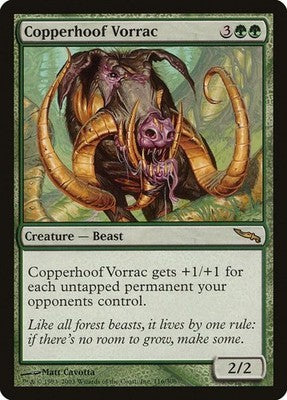 Copperhoof Vorrac MRD 116 NM Magic: The Gathering