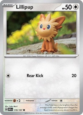 Lillipup 170/197 SV03: Obsidian Flames Pokémon TCG