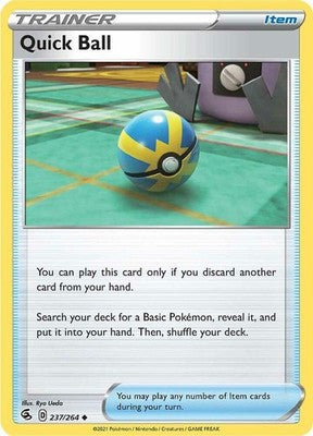 Quick Ball 237/264 SWSH08: Fusion Strike Pokémon TCG