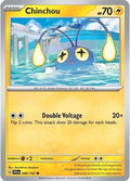 Chinchou 048/142 SV07: Stellar Crown Reverse Holofoil Pokémon TCG