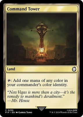 Command Tower PIP 259 NM Magic: The Gathering