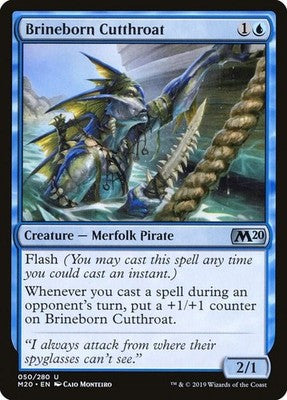Brineborn Cutthroat M20 50 NM Magic: The Gathering